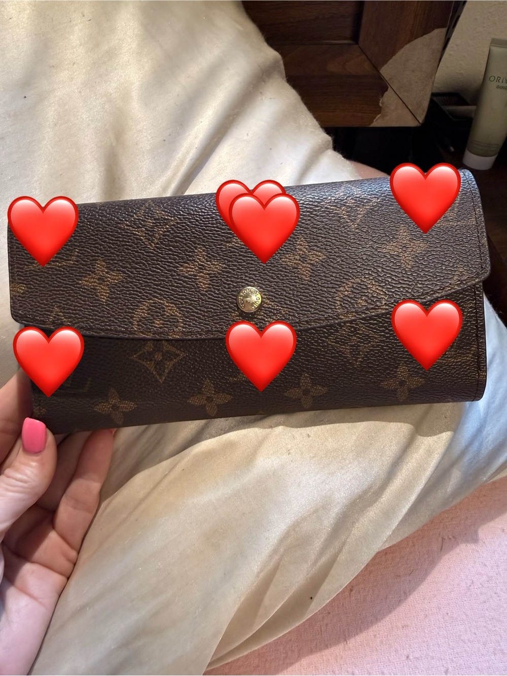 Monogram Continental Wallet in Brown